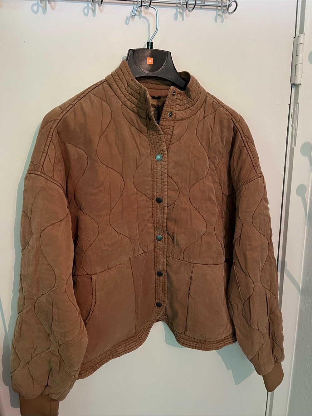 Blank NYC Quilted Brown Jacket, NWT